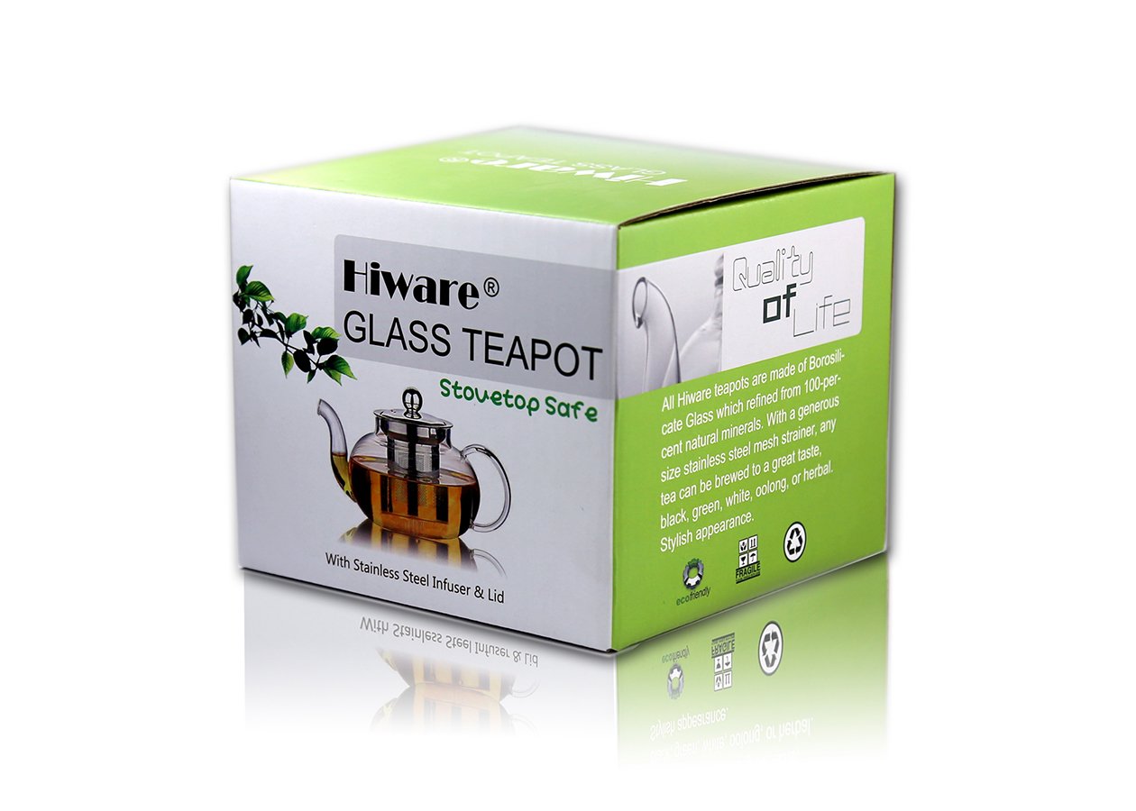 HIWARE 27-ounce teapot perfect for sharing tea moments.