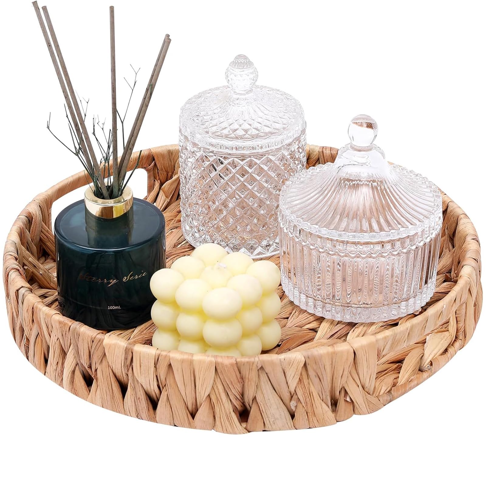 HJAYUXYO sustainable tray brings artisanal charm to kitchen and living spaces