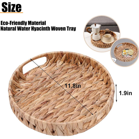 HJAYUXYO handmade tray with iron frame promises durability and ease of carry