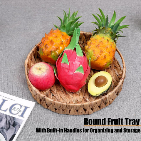 HJAYUXYO decorative serving tray ideal for fruit, tea, or small items