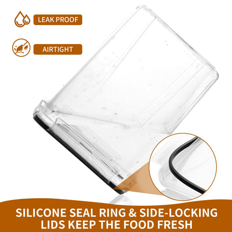 HKJ Chef BPA-free clear plastic shows contents at a glance