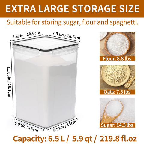 HKJ Chef clear BPA-free containers show contents at a glance for easy checks.