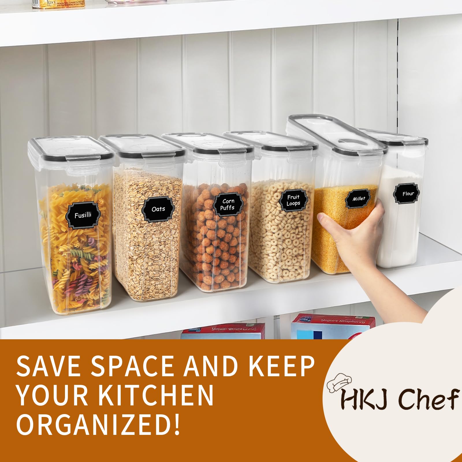 HKJ Chef pantry storage setup enhances kitchen organization.