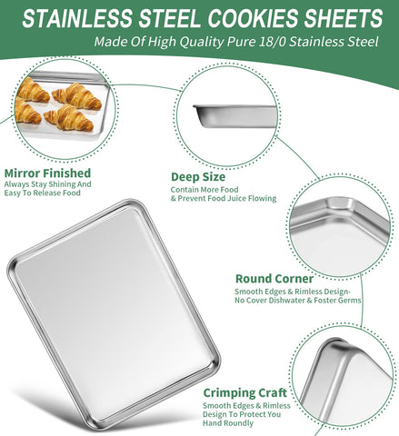 HKJ Chef rust-resistant baking pans endure years of daily use