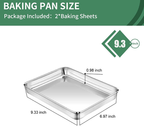 HKJ Chef stainless steel cookie pan with mirror finish and smooth release