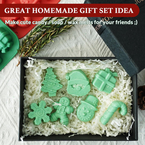 HKNMTT gift box mold for chocolates or soaps, perfect for holiday gifting.