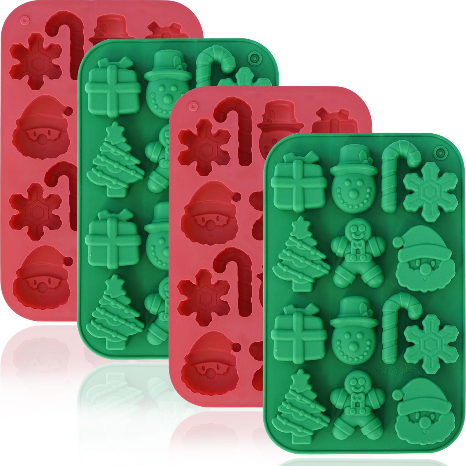 HKNMTT snowflake mold for chocolates and soaps with easy release and durable silicone.
