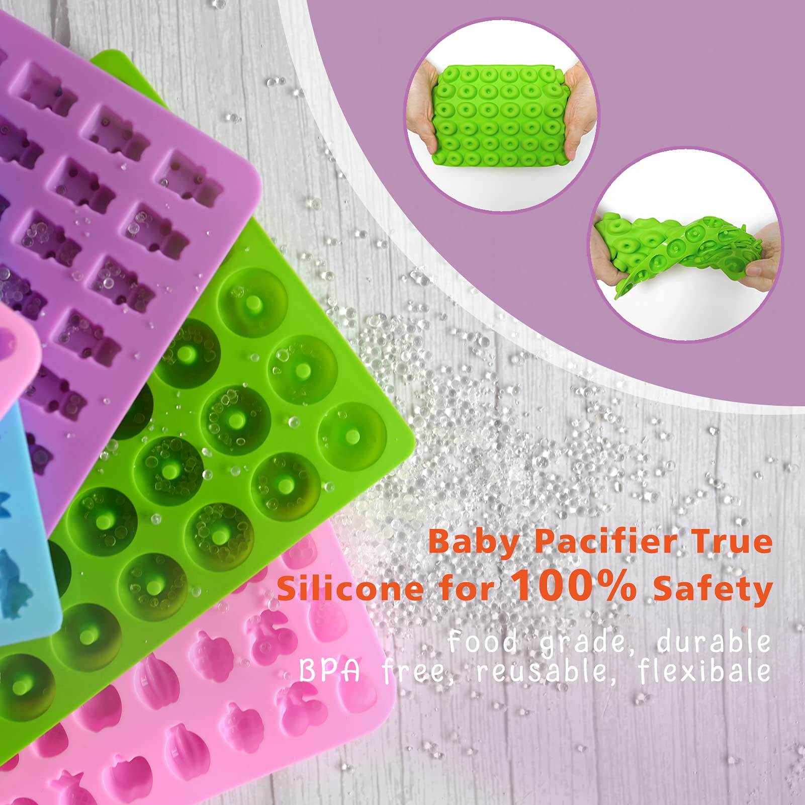 HKNMTT storage box neatly organizes molds and accessories