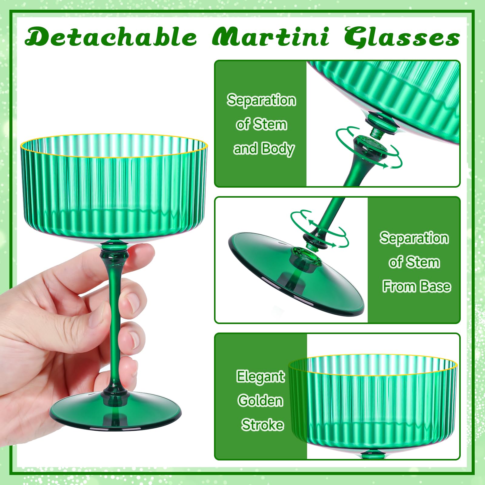HKSZEH plastic cocktail glasses with ribbed texture, ideal for easy outdoor service.