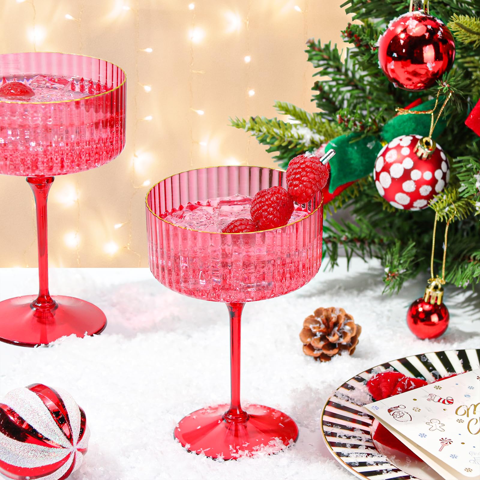HKSZEH versatile glass for cocktails, wine, juices, and desserts.