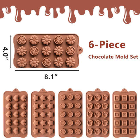HKUCFTT heart mold for chocolates and desserts with flexible release.
