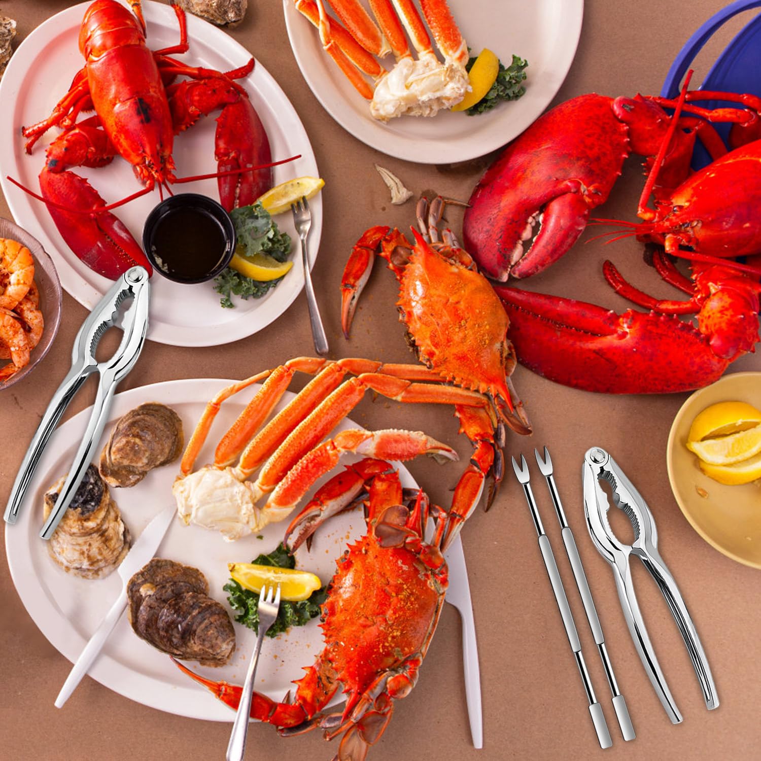 HLARTNET gift-ready seafood tools staged as a thoughtful present.