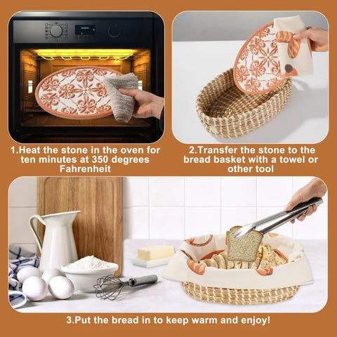 Hlimior basket dimensions reveal ample space for most loaves.