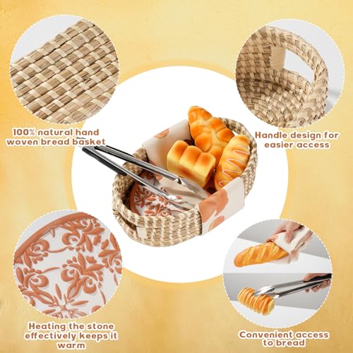 Hlimior basket side handles enable easy transport from oven to table.