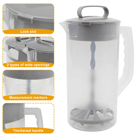 Hlimior 2-quart capacity pitcher for juices, teas, and shakes