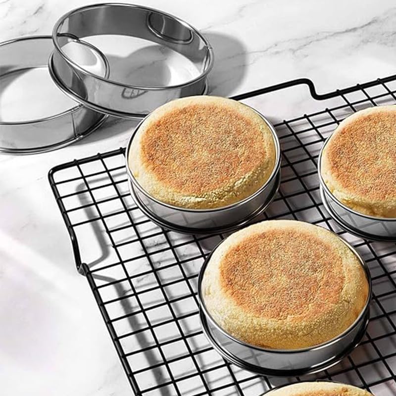 HLMOptimo dishwasher-safe rings simplify cleanup after baking sessions.