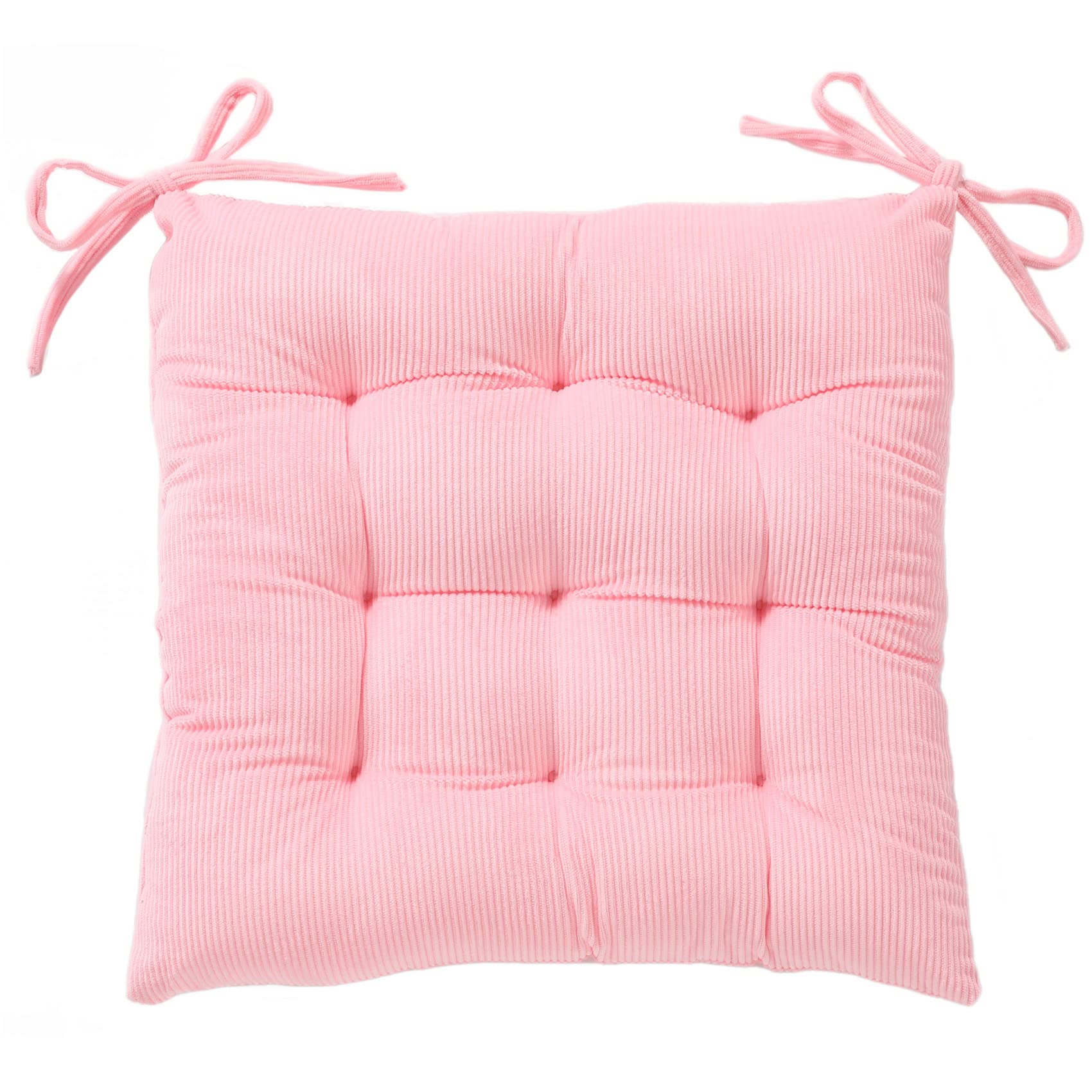 HLOVME corduroy cushion closeup pink fabric for cozy seating