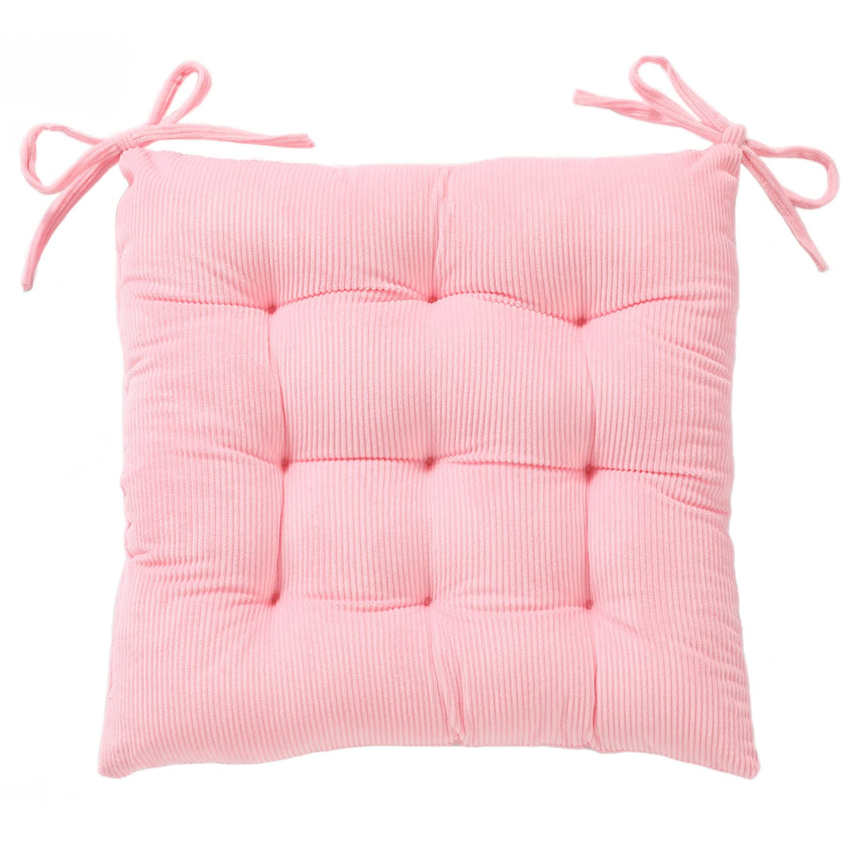 HLOVME corduroy cushion closeup pink fabric for cozy seating