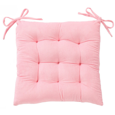 HLOVME corduroy cushion closeup pink fabric for cozy seating