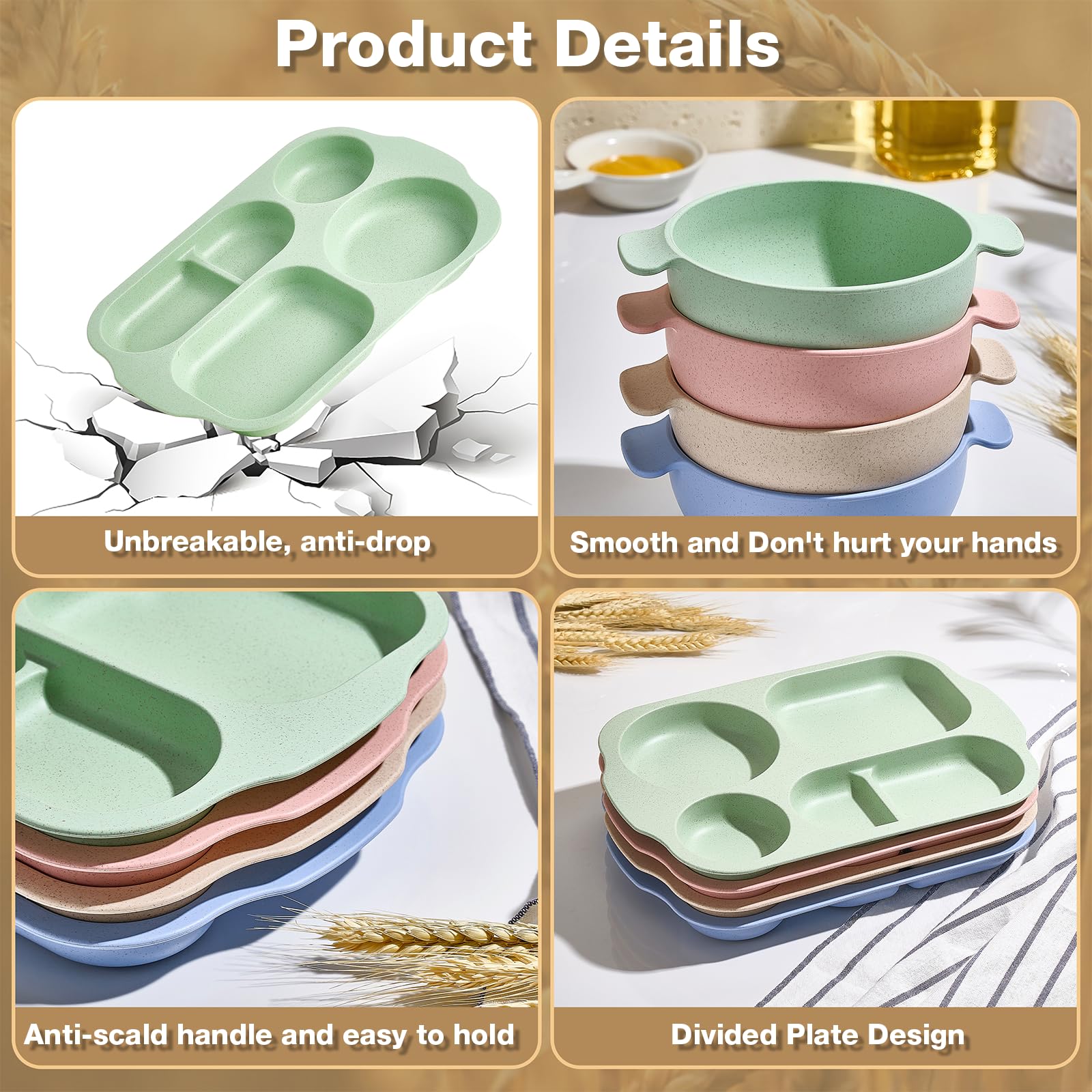 Hlukana spoons suited for infant to toddler meals