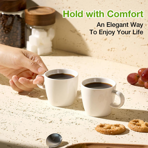 Hlukana durable porcelain espresso cups suitable for espresso machines