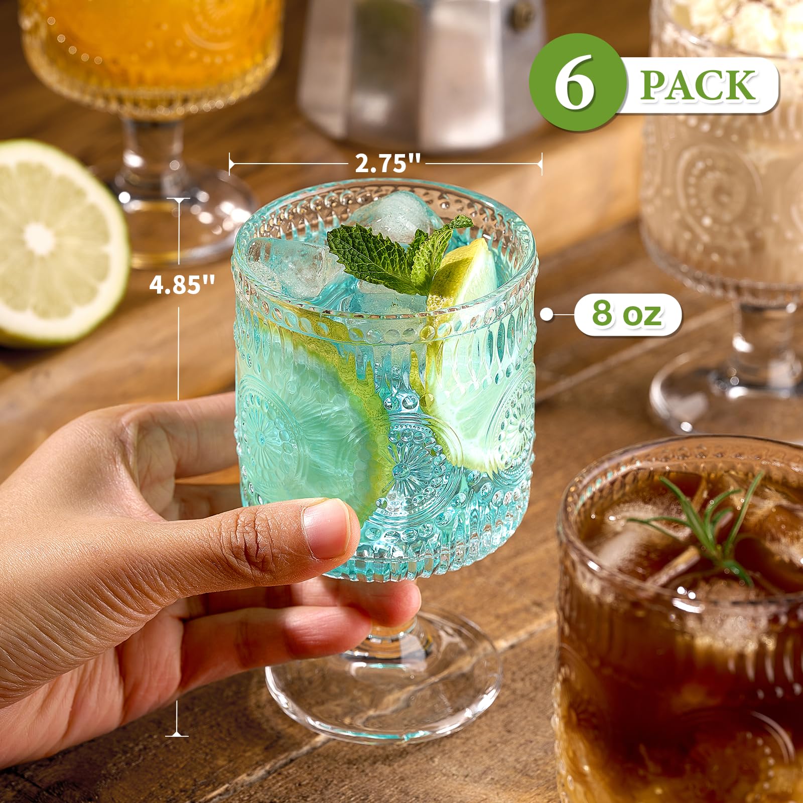Hlukana gift-ready glass set suited for housewarmings and weddings