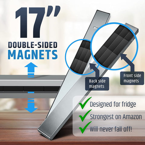 HMmagnets 304 stainless steel construction resists rust for lasting kitchen use.