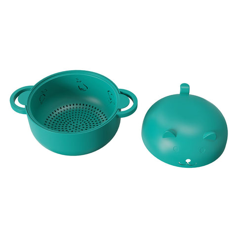 HMZXSY middle drain doubles as a colander for rinsing produce