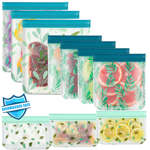 Hndnrxue dishwasher-safe bags pack ready for easy cleaning and reuse.