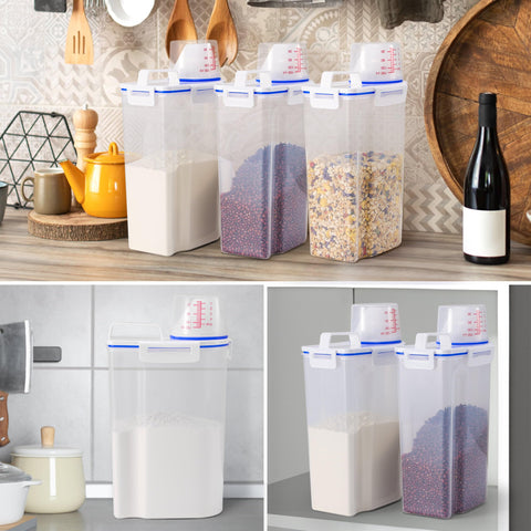 HNNJCK storage for grains, cereal, flour, and pet food.