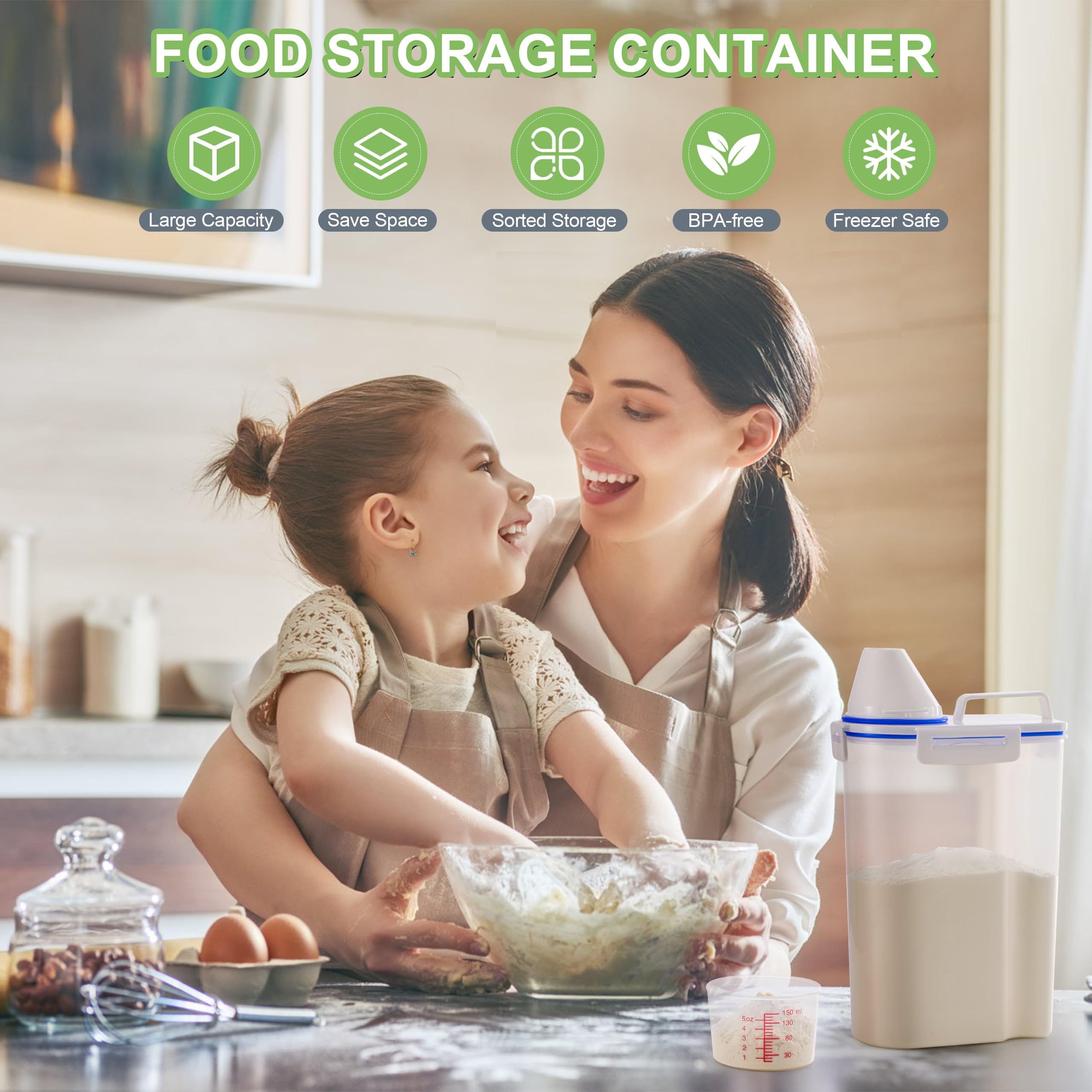 HNNJCK airtight container with four locking buckles keeps contents dry.