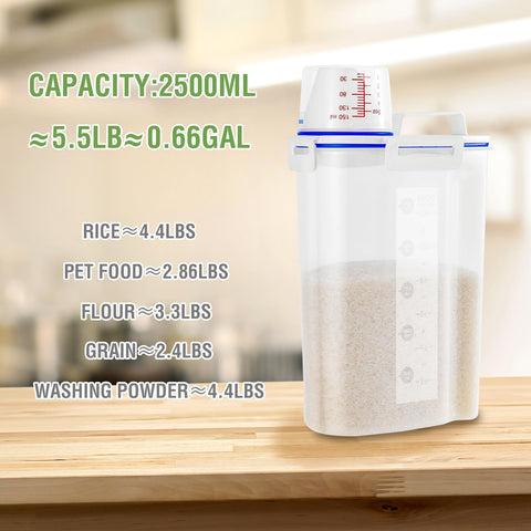 HNNJCK container made of BPA-free durable plastic for safety.