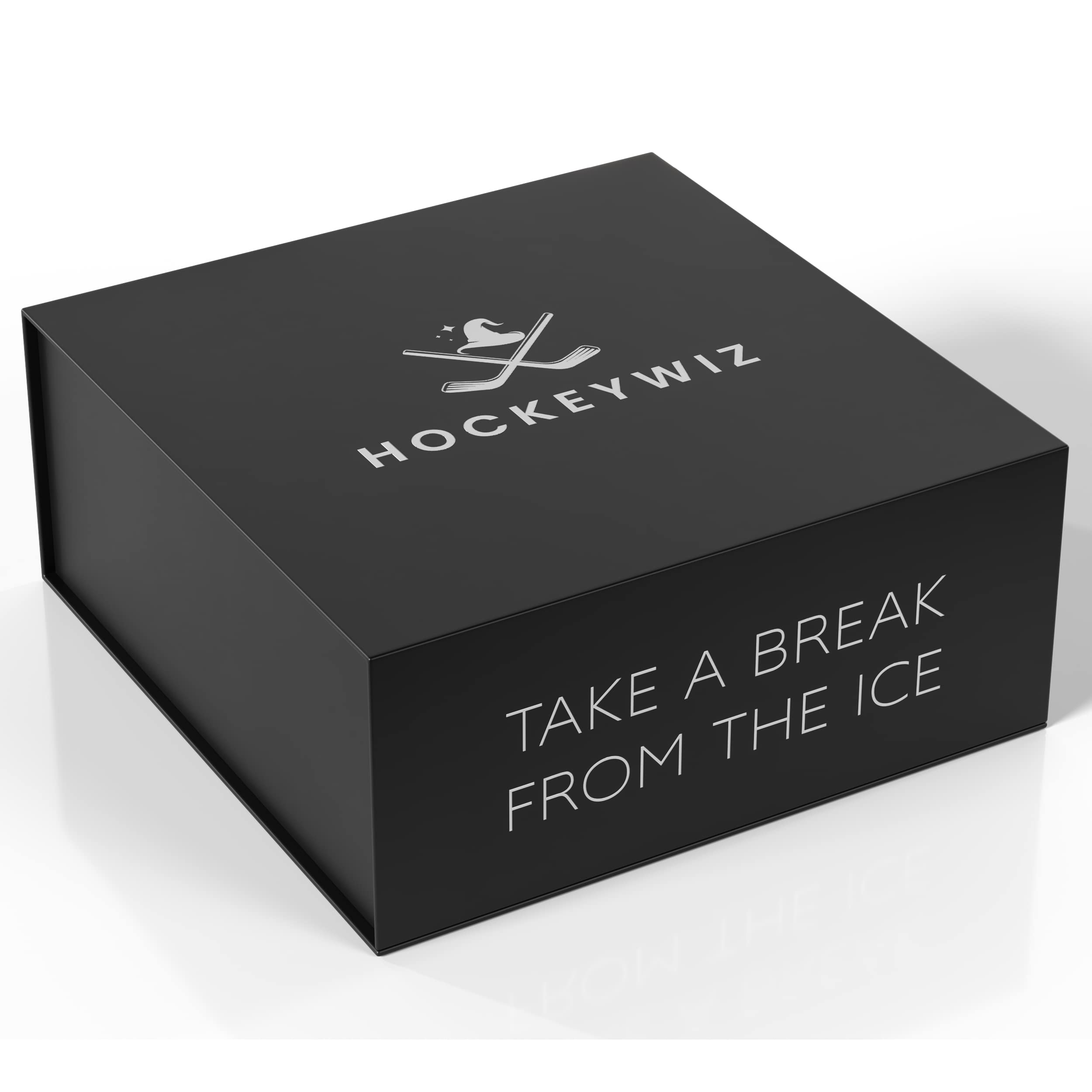 Hockeywiz Father's Day gift set for hockey and whiskey lovers