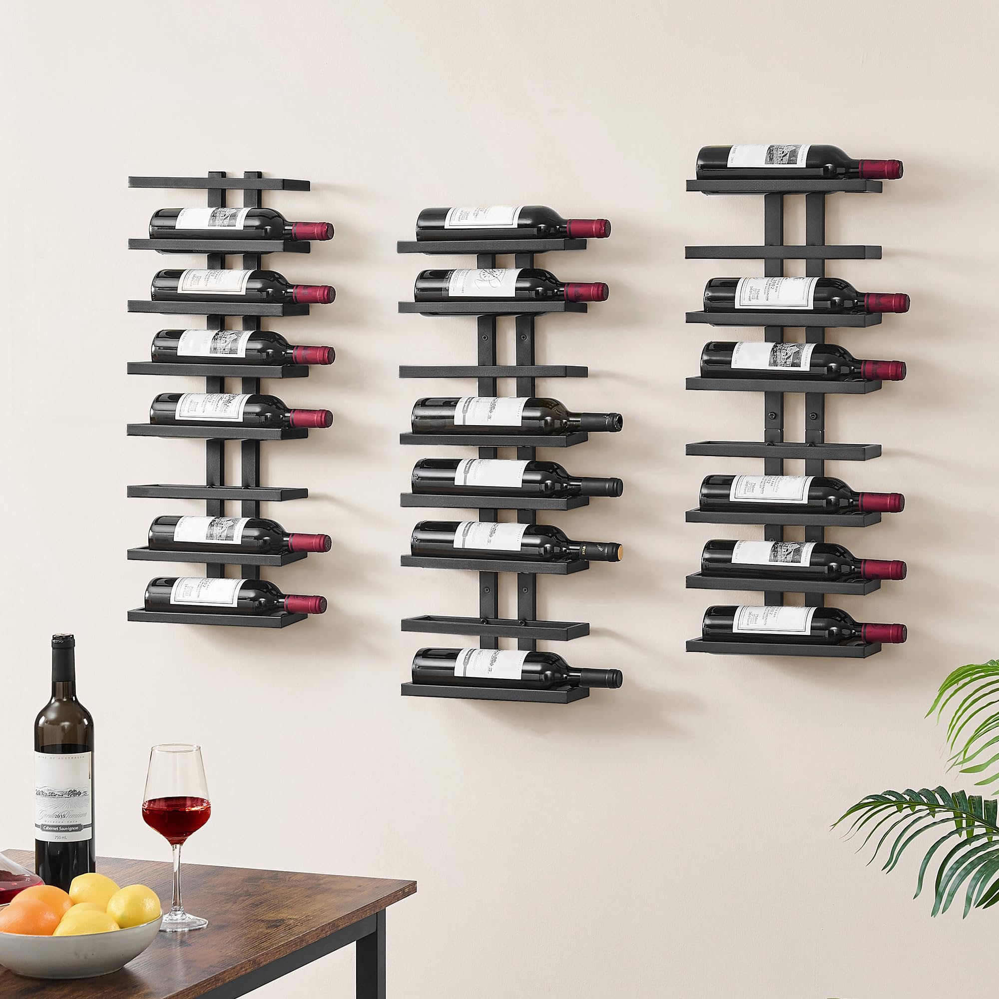 Hoctieon three-set rack enables flexible wall arrangement