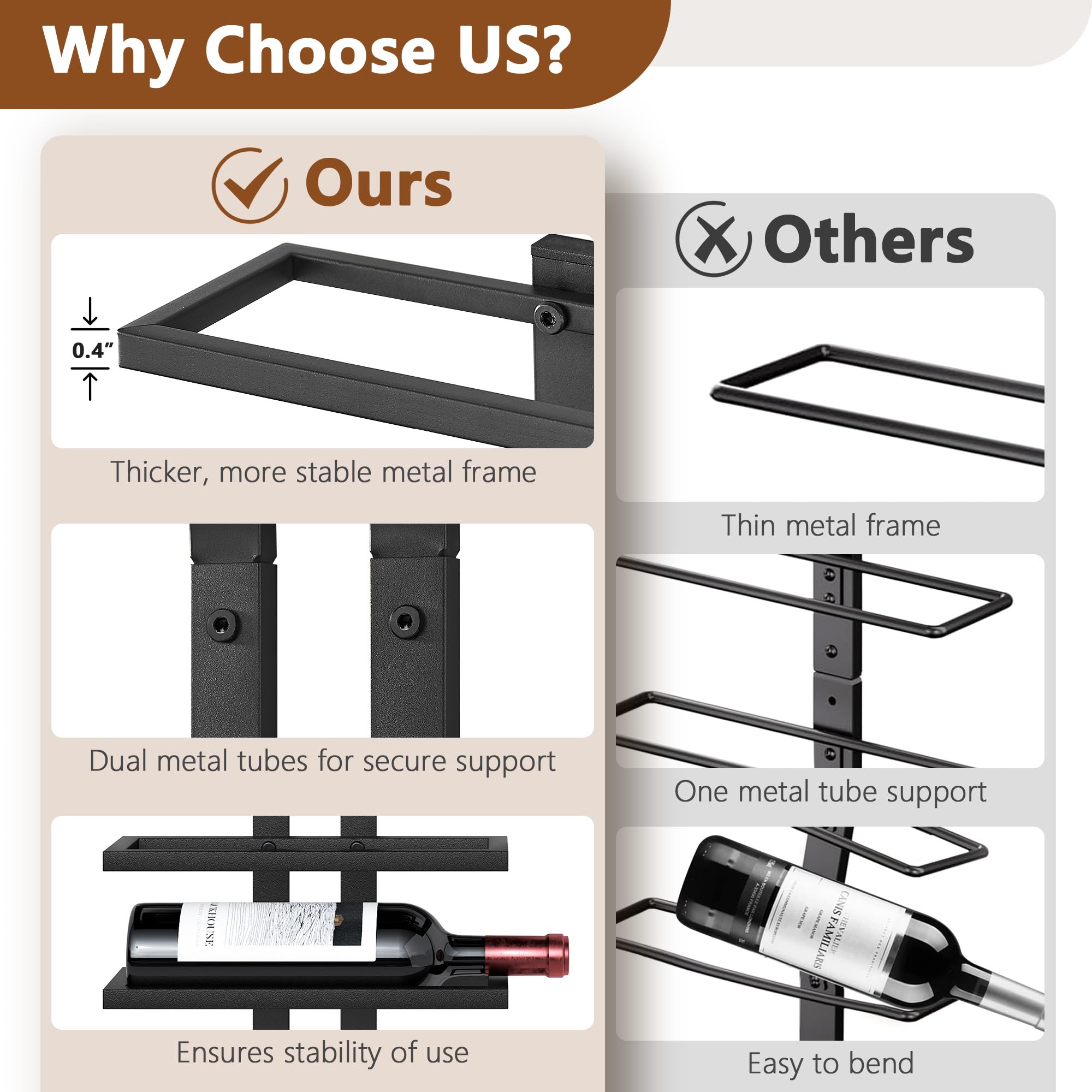 Hoctieon metal rack highlighting strong welded joints for durability