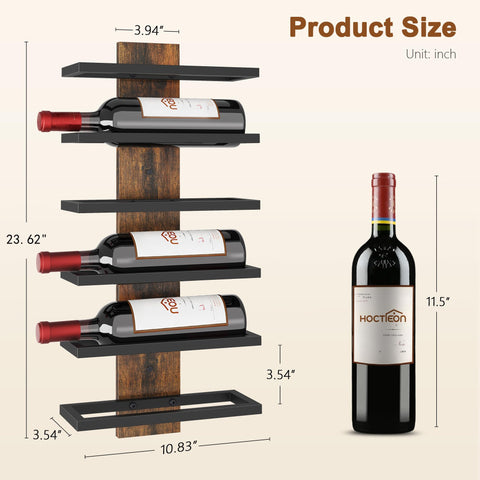 Hoctieon space-saving wall rack shown in a compact living space.