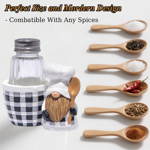 Hodao glass salt pepper shakers removable, easy refills and quick cleaning