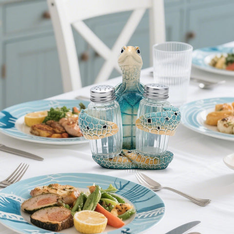 Hodao polyresin ocean animal decor enhances shelves or mantels with a coastal vibe