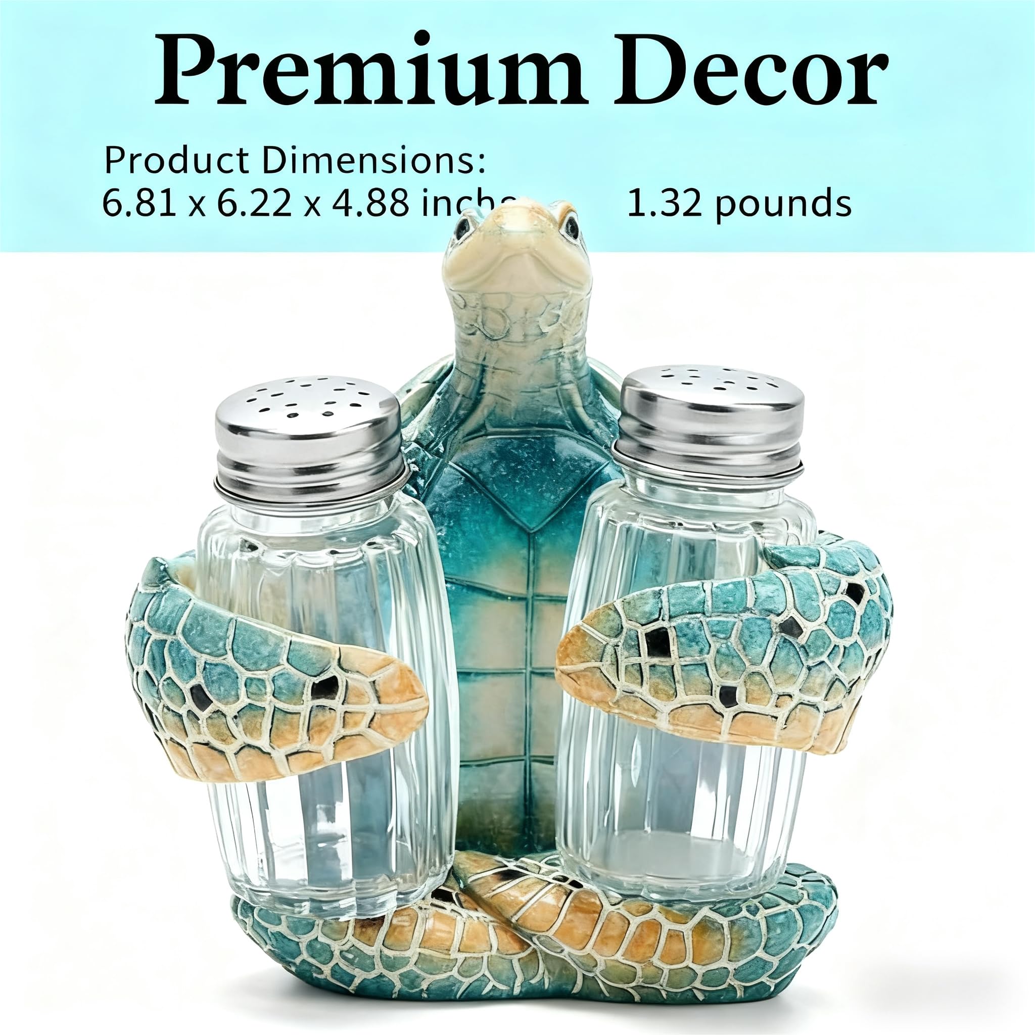Hodao sea turtle kitchen counter decor for seasonal tabletop displays