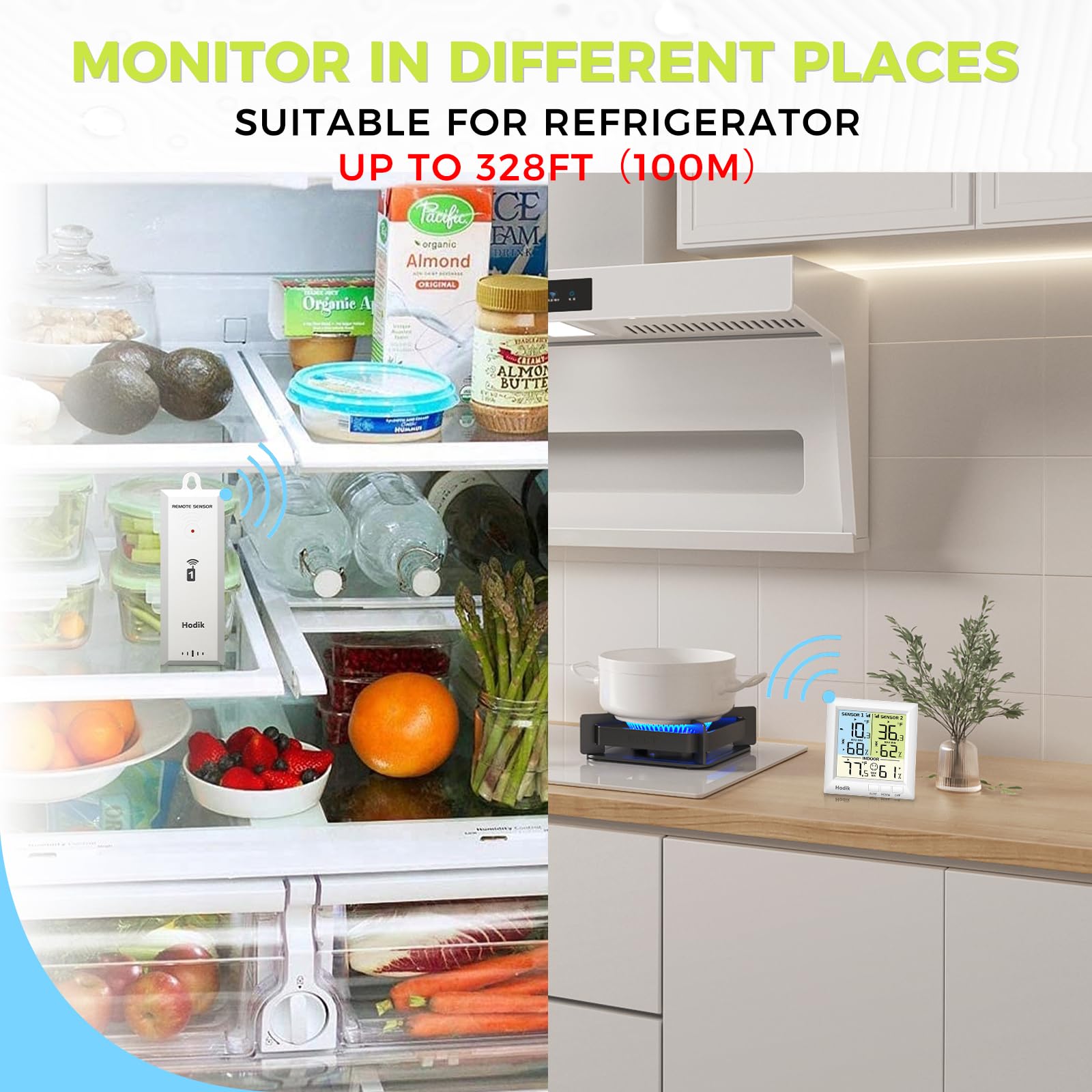 HODIK compact design fits counters and pantries with ease.