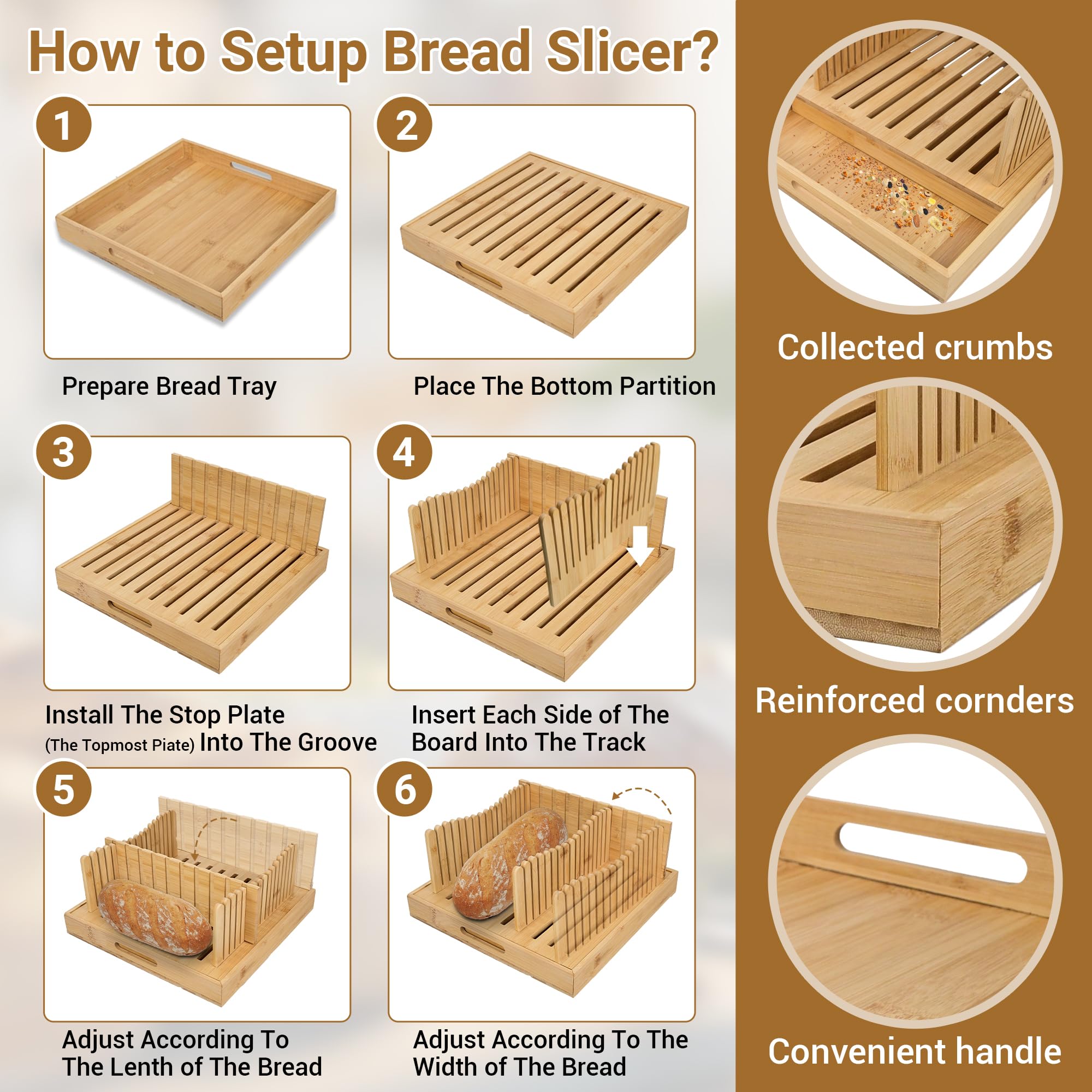 Hogarbliss bamboo surface is easy to wipe clean after use.