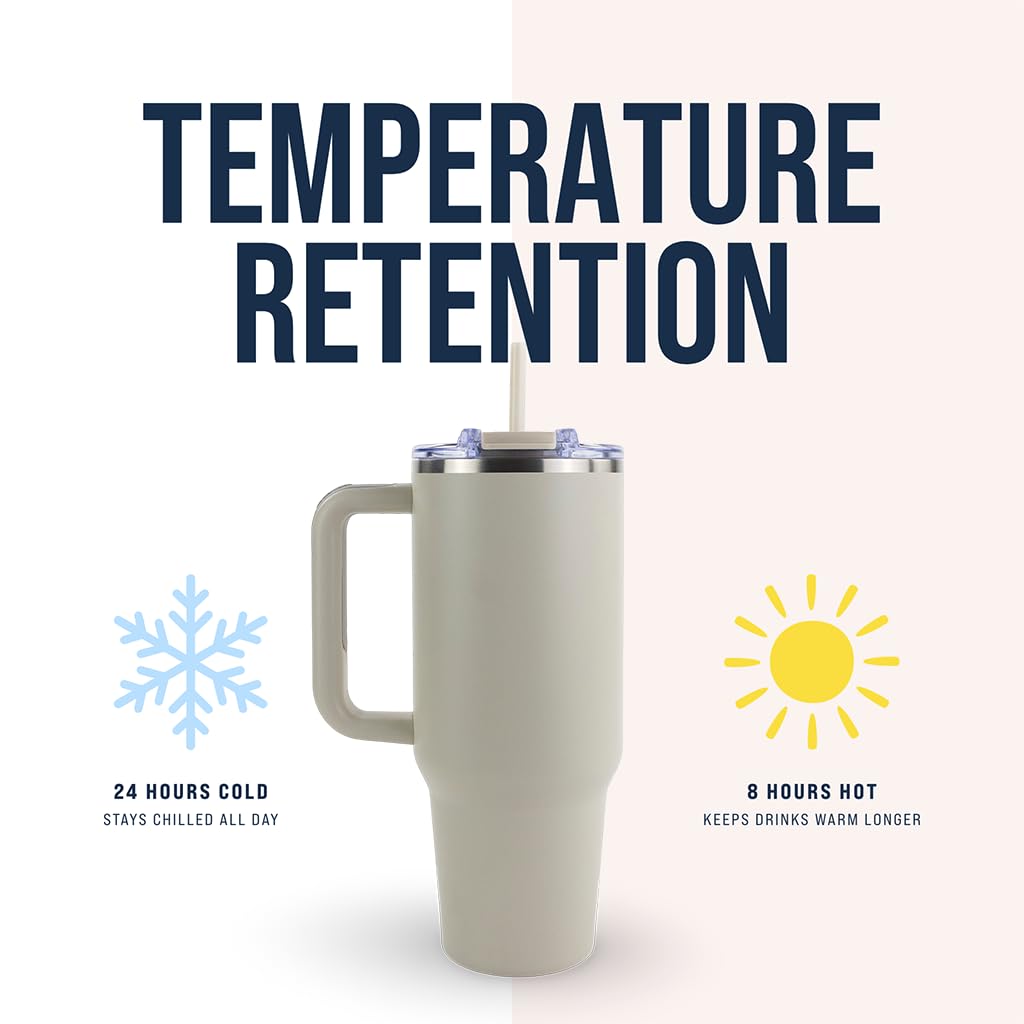 Leakproof lid on Hogg Big Swig 40oz tumbler for travel without spills
