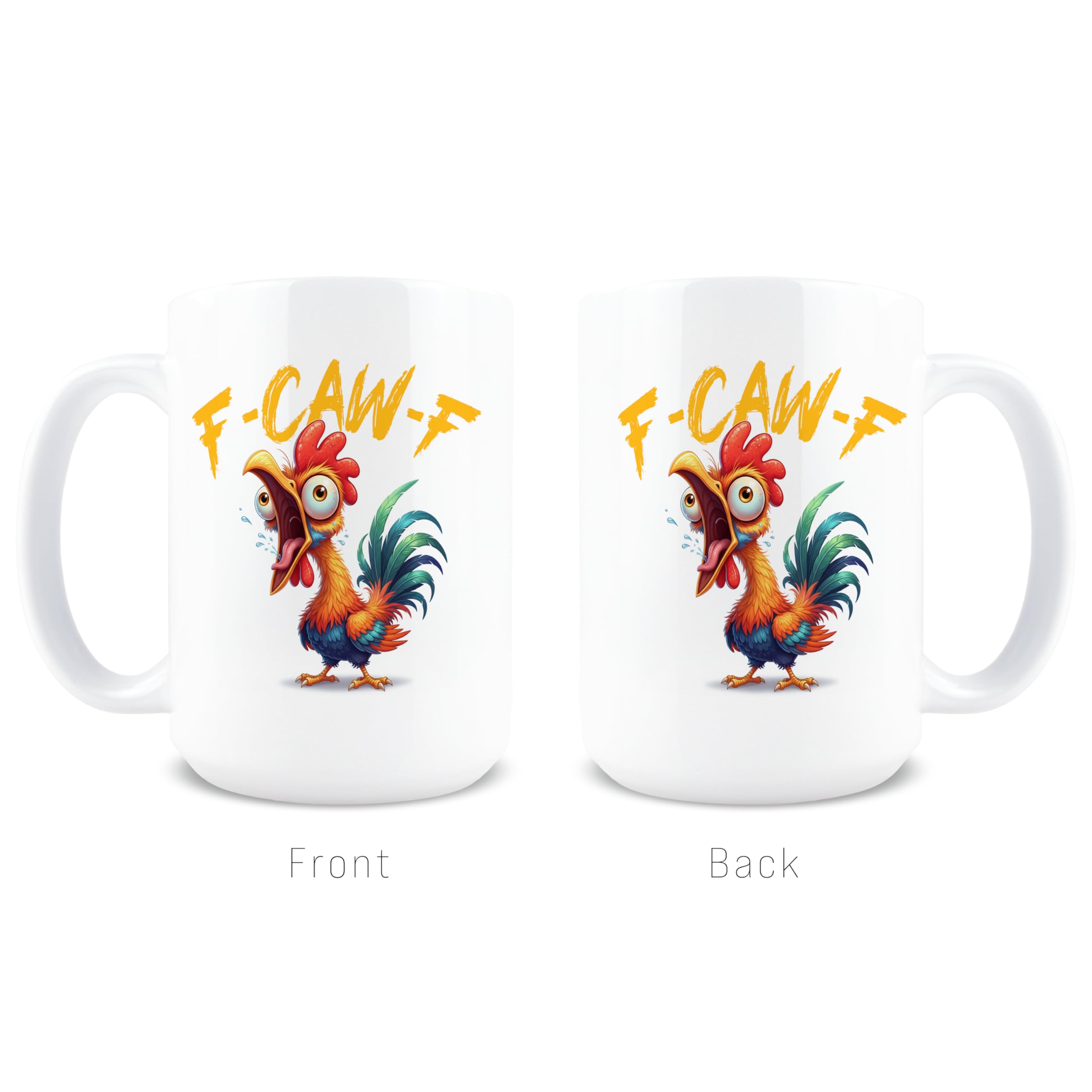 Hogg F-Caw-F mug with coffee scene for everyday rituals