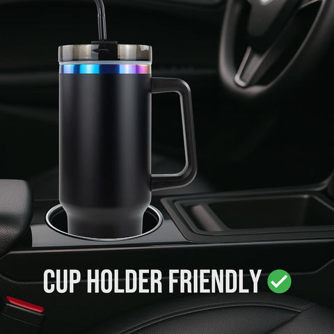 Hogg stainless straw with color topper included