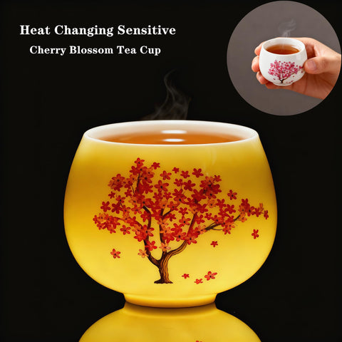 HOHCNA blue-to-pink color change mug ideal for tea or coffee