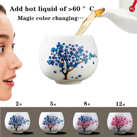 HOHCNA Japanese-style ceramic mug with elegant design for daily beverages