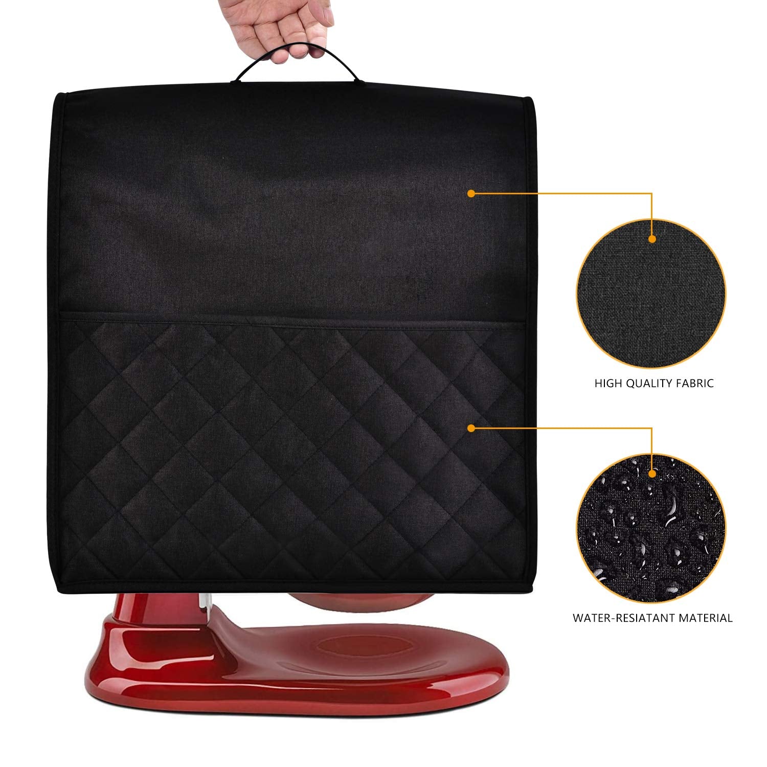 HOHUO cover with a large front pocket to store attachments and booklets