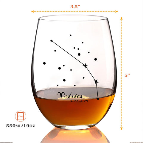 HOHY Aries glass supports flavorful wine with its bowl shape