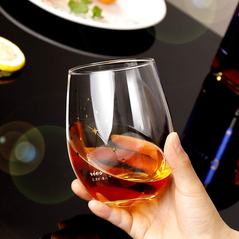 HOHY 20 oz constellation wine glass ideal for festive gatherings