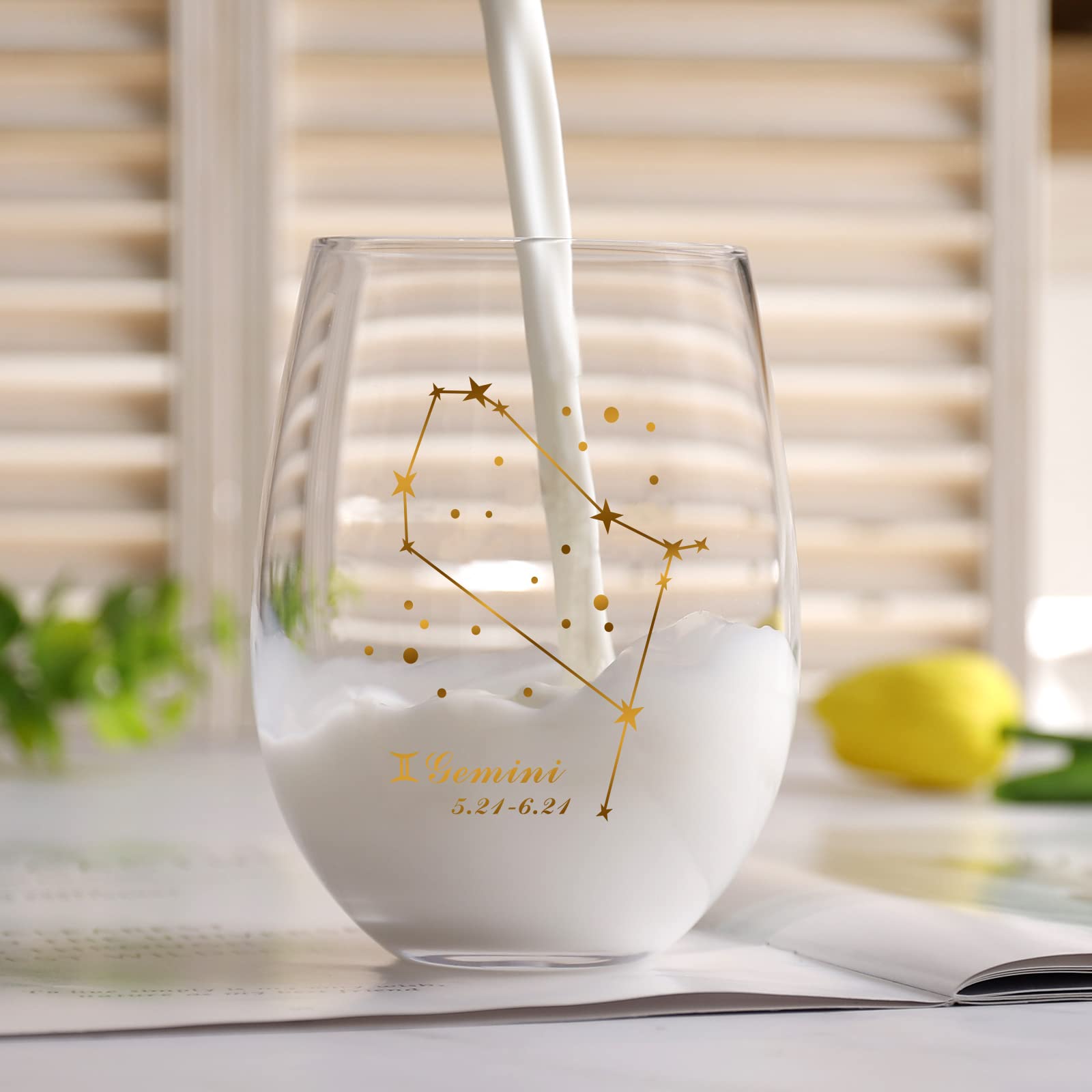 HOHY gift box-ready zodiac glass ideal for gifting on special occasions